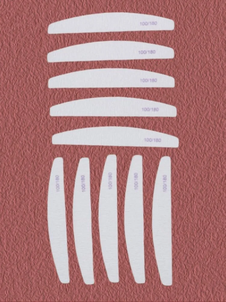 ۱۰ عدد سوهان ناخن دو طرفه، ابزار مانیکور و پدیکور، سوهان بافر ناخن، بنفش ۱۰ عدد سوهان ناخن دو طرفه، ابزار مانیکور و پدیکور، سوهان بافر ناخن، بنفش