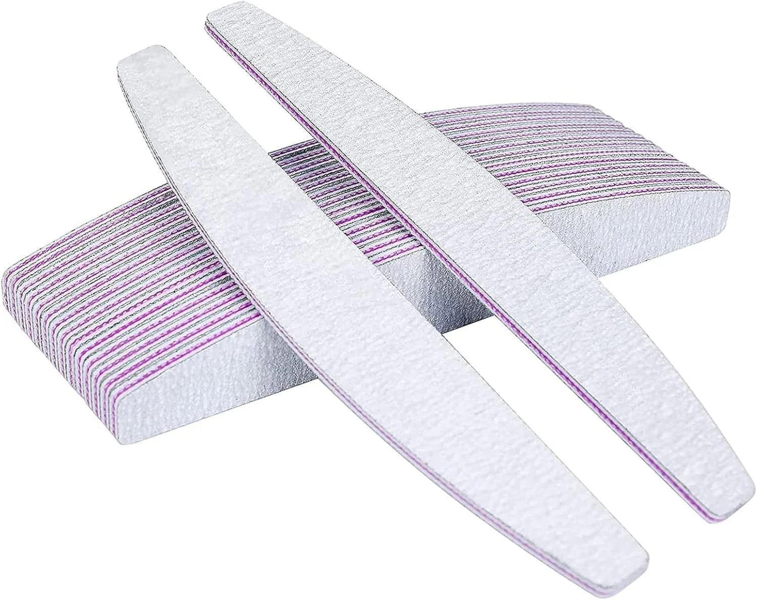 بسته 15 عددی سوهان ناخن حرفه ای با درجه زبری 100/180 برای ناخن های اکریلیک و طبیعی، دو طرفه قابل شستشو، مناسب برای استفاده در منزل و سالن های آرایشی، ابزار پرداخت ناخن و مناسب برای نظافت حیوانات خانگی