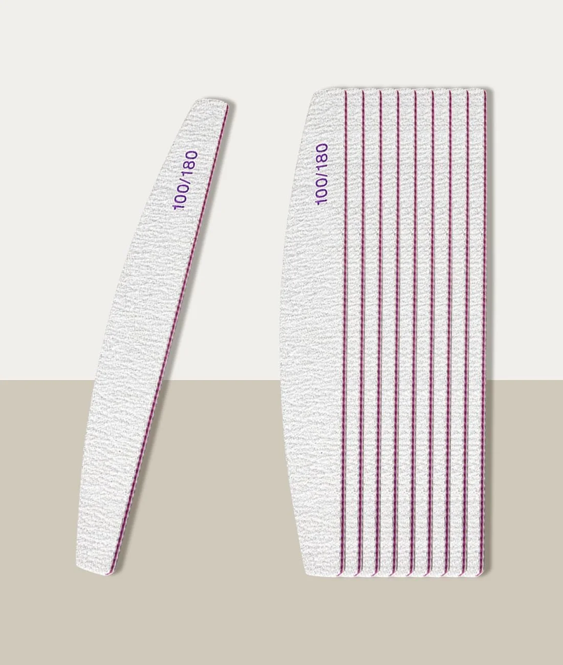 سوهان ناخن، سوهان ناخن دو طرفه قابل استفاده مجدد، ابزار طراحی ناخن 10 عددی