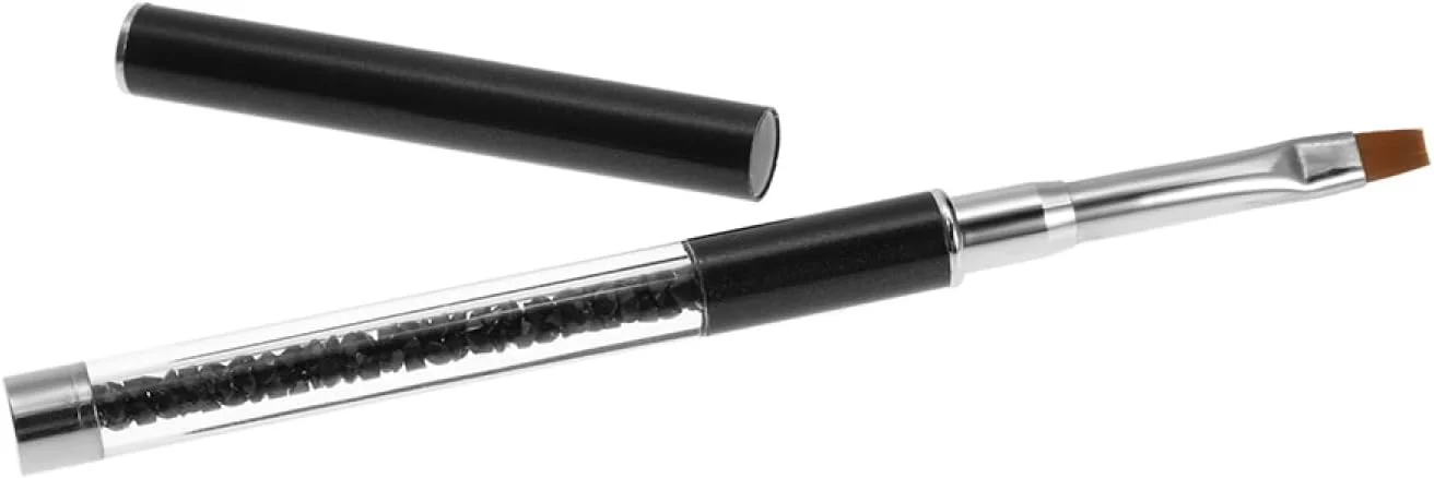 لابیموس قلم طراحی ناخن، قلم تخت نایلونی برای طراحی ناخن، مناسب برای استفاده در سالن و طراحی با ژل یو وی - مشکی لابیموس قلم طراحی ناخن، قلم تخت نایلونی برای طراحی ناخن، مناسب برای استفاده در سالن و طراحی با ژل یو وی - مشکی