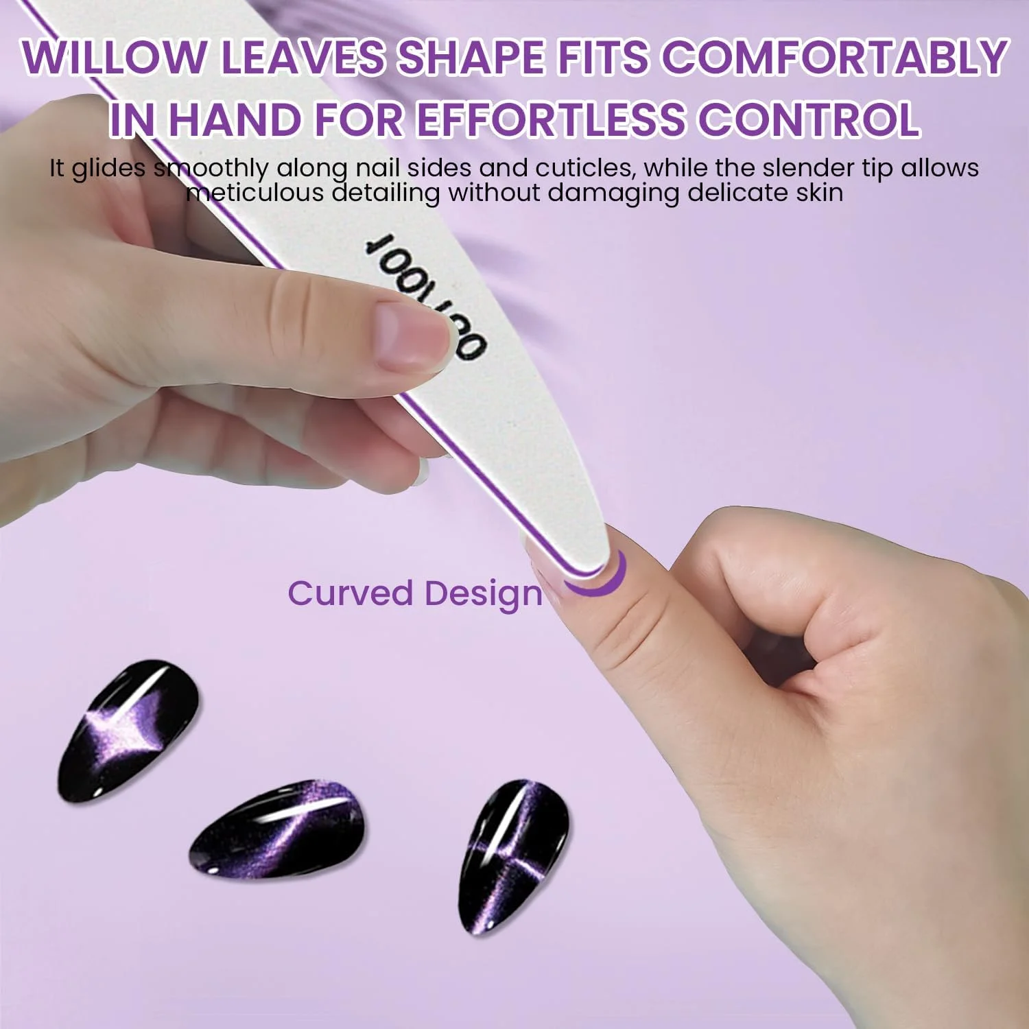 ست ۱۰ عددی سوهان ناخن دو طرفه با درجه زبری ۱۰۰/۱۸۰ مناسب برای ناخن های طبیعی و مصنوعی، ابزار حرفه ای برای شکل دادن و درخشان کردن ناخن در سالن و منزل