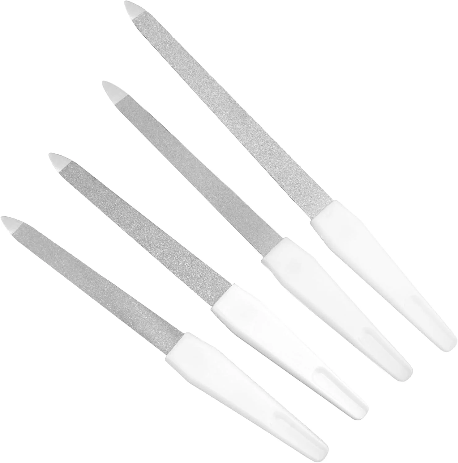 مجموعه ۴ عددی سوهان ناخن، قابل استفاده از هر دو طرف، سوهان ناخن، مجموعه ناخن طبیعی برای مانیکور و پدیکور، سوهان ناخن ظریف و زبر در ۴ سایز مجموعه ۴ عددی سوهان ناخن، قابل استفاده از هر دو طرف، سوهان ناخن، مجموعه ناخن طبیعی برای مانیکور و پدیکور، سوهان ناخن ظریف و زبر در ۴ سایز