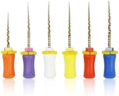 فایل دستی پرو-تیپر، 21 میلی متر SX-F3، طلایی، بسته 6 عددی