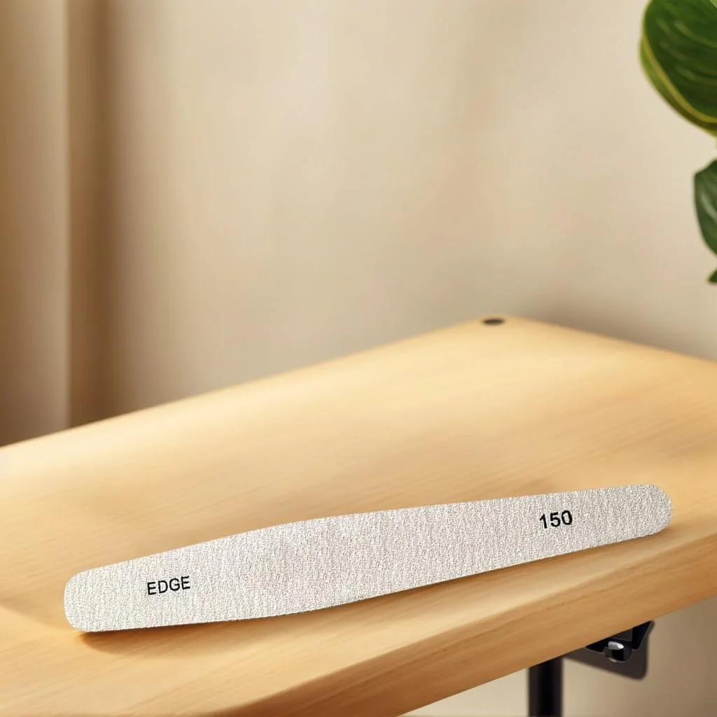 سوهان ناخن دو طرفه حرفه ای مناسب مانیکور و پدیکور، قابل استفاده در منزل و سالن (خاکستری سفید) سوهان ناخن دو طرفه حرفه ای مناسب مانیکور و پدیکور، قابل استفاده در منزل و سالن (خاکستری سفید)