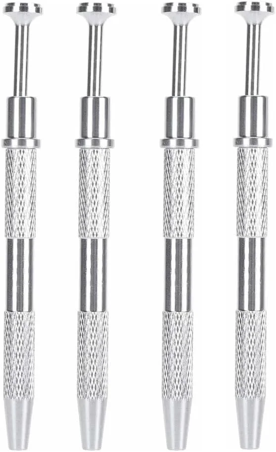 ۴ عدد گیره فلزی اسفنج ناخن، قلم برداشتن ابزار اسفنجی ناخن برای نگین های ناخن