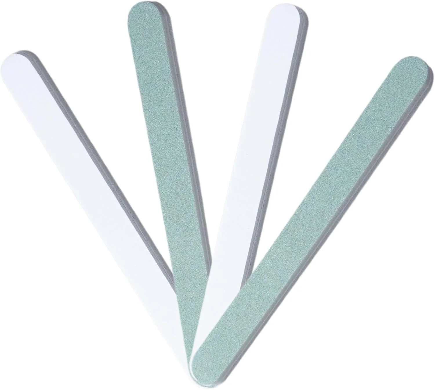 سوهان ناخن حرفه ای 600/3000، ابزار مانیکور صاف کننده و براق کننده ناخن، سوهان های سنباده ای، سنگ زنی ظریف (4 عدد)