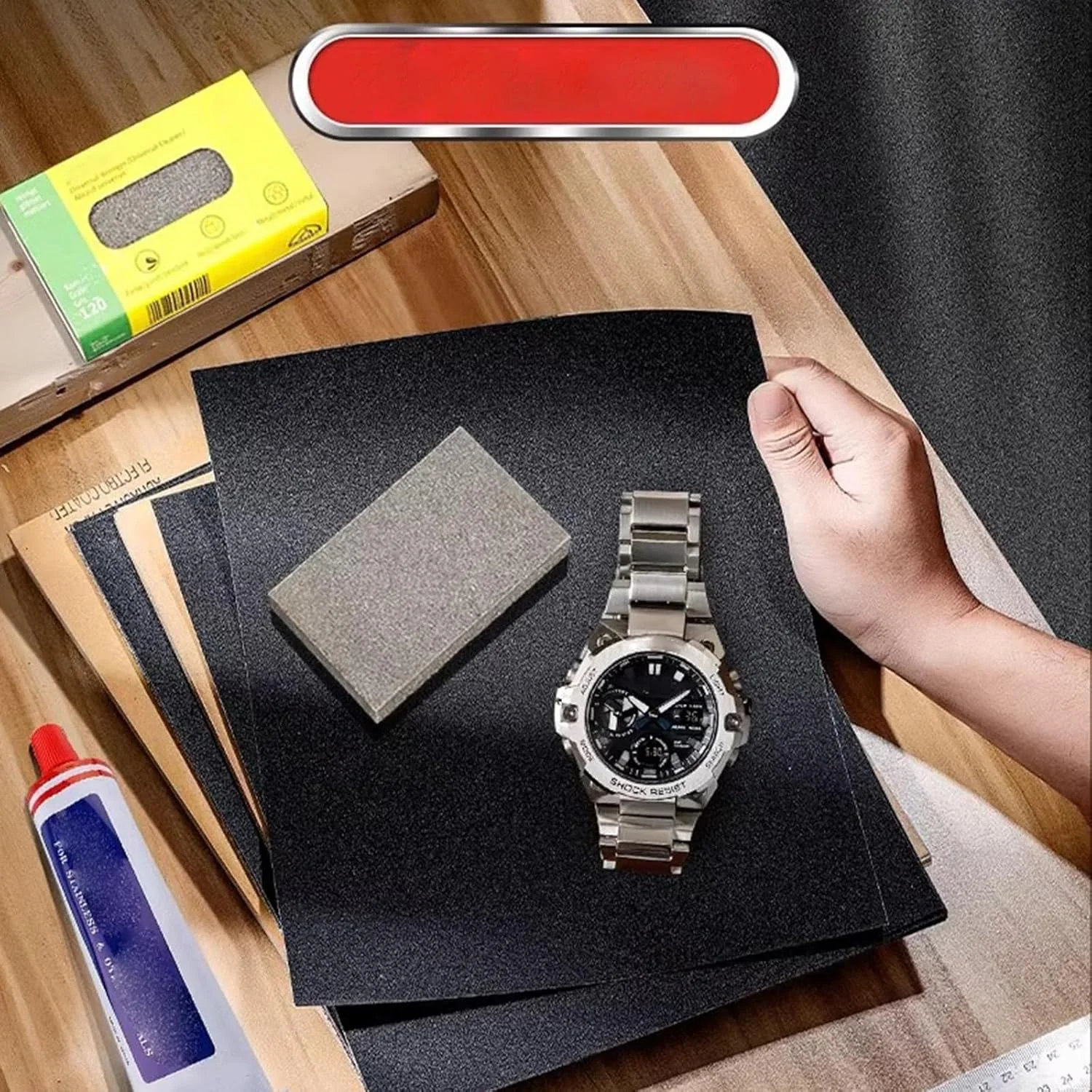 بلاک پاک کننده زنگ زدگی با دانه بندی ریز 80x50x20 میلی متر، پرداخت صاف استیل ضد زنگ، از بین بردن خراش، پولیش بادوام برای کارگاه خانگی بلاک پاک کننده زنگ زدگی با دانه بندی ریز 80x50x20 میلی متر، پرداخت صاف استیل ضد زنگ، از بین بردن خراش، پولیش بادوام برای کارگاه خانگی