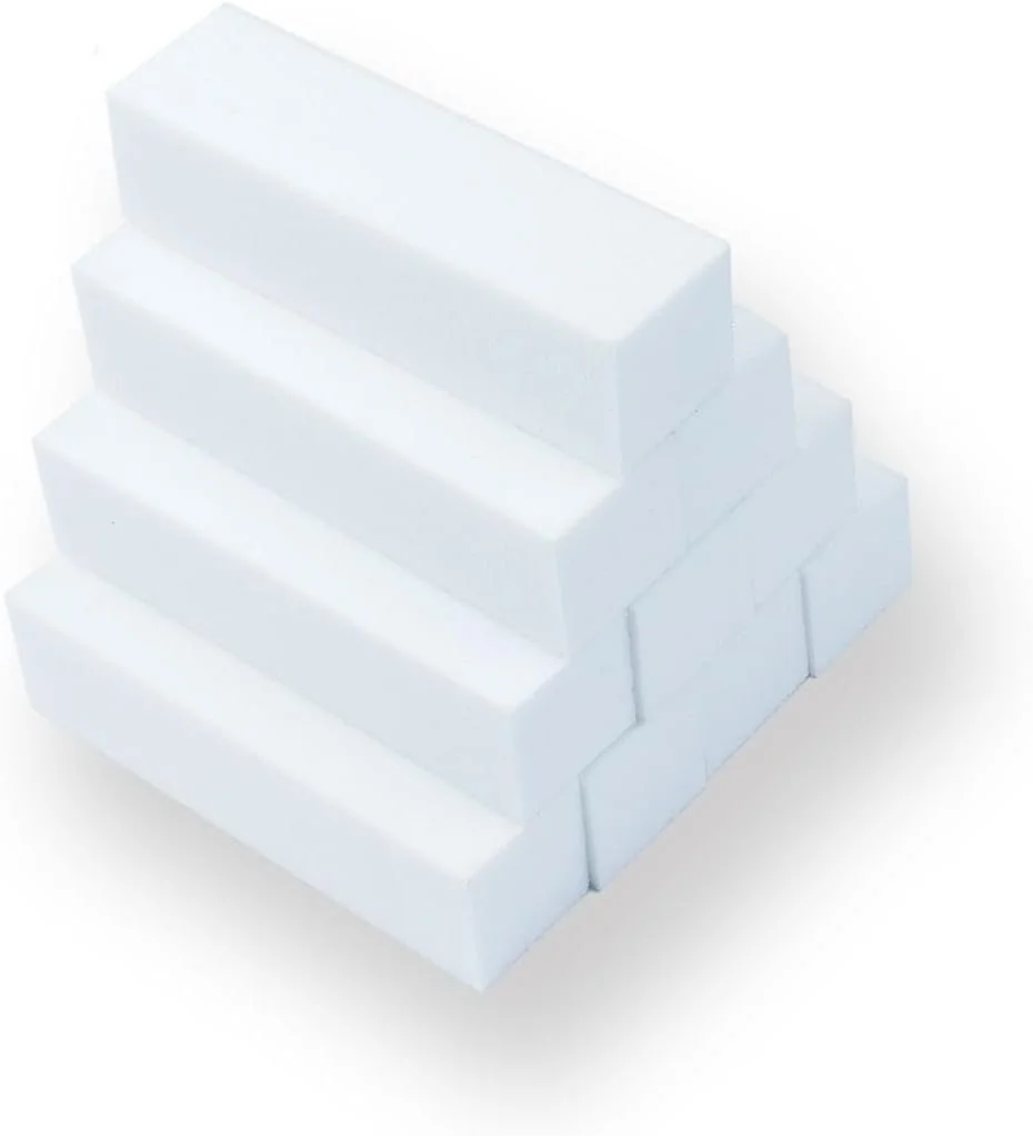 بلاک بافر ناخن برای ناخن های اکریلیک و لاک ژل، بافرهای سمباده ای 4 طرفه برای ناخن های ژلیش، ست سوهان و براق کننده ناخن، کیت بافر حرفه ای پدیکور و مانیکور