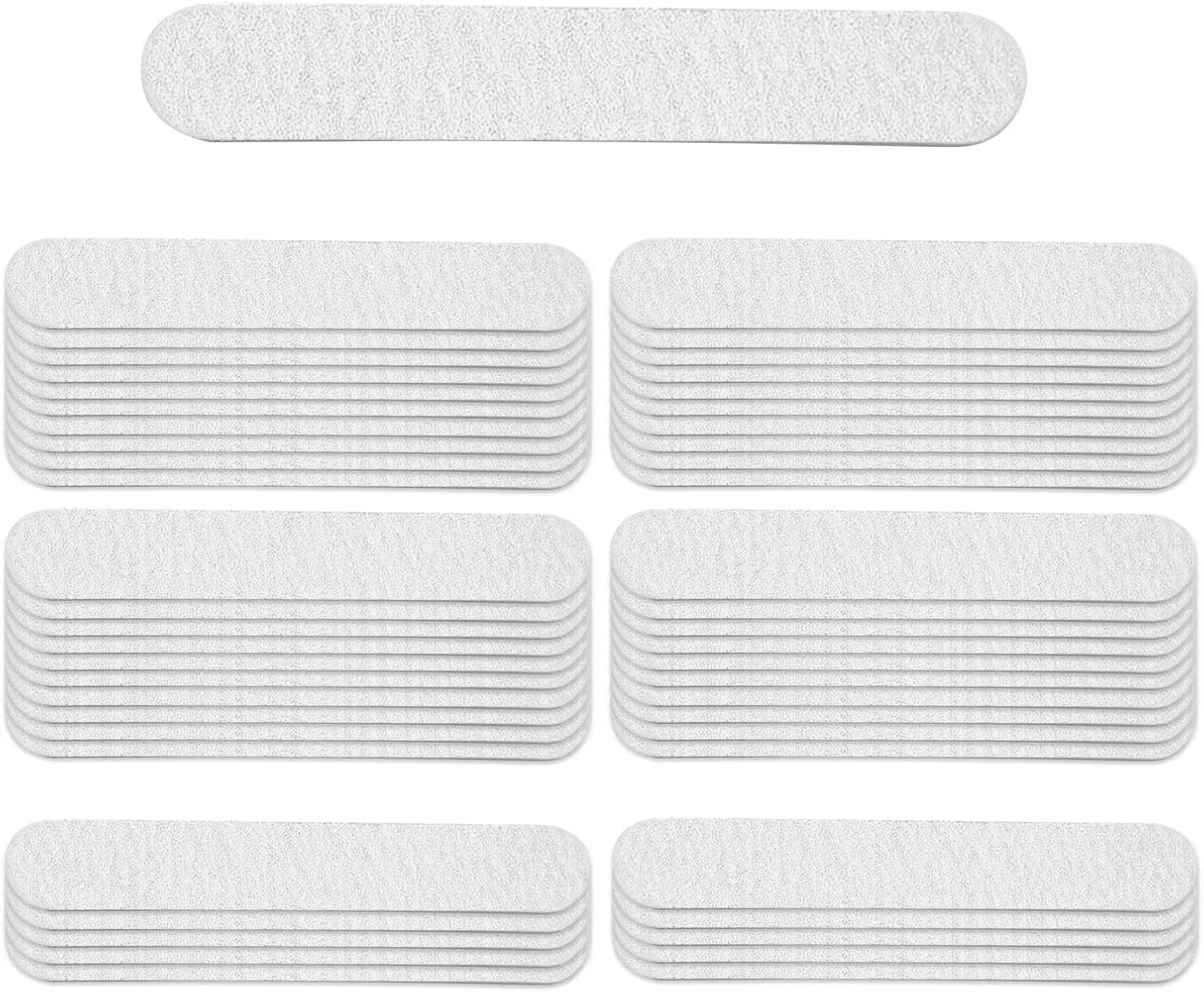 سوهان ناخن حرفه ای 50 عددی با درجه زبری 100/180 دو طرفه یکبار مصرف، مناسب برای ناخن های طبیعی و کاشت، طراحی و فرم دهی ناخن در سالن ها