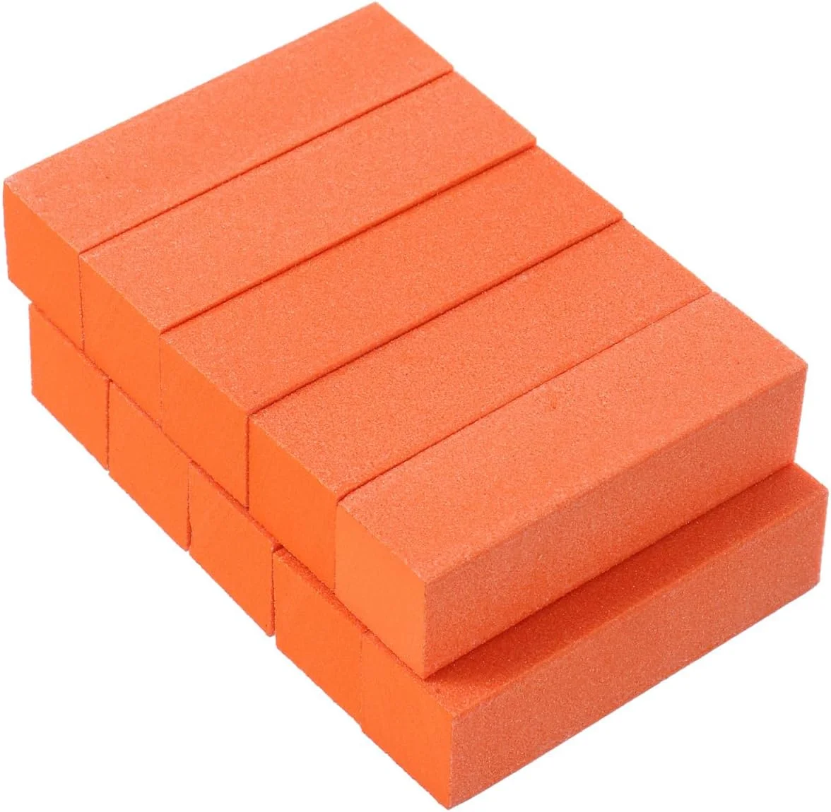 Cabilock 10 عدد سوهان ناخن اسفنجی برای پولیش و سوهان کشی، ابزار مانیکور با الاستیسیته بالا و طراحی جمع و جور برای استفاده در منزل و سالن