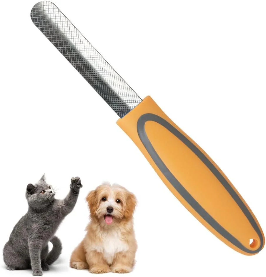 سوهان ناخن پنجه استیل ضد زنگ، 1 عدد 16.5 سانتی متری، سوهان ناخن برای از بین بردن لبه های تیز و مراقبت بهینه از پنجه برای سگ، گربه، طوطی، پرنده و حیوانات کوچک