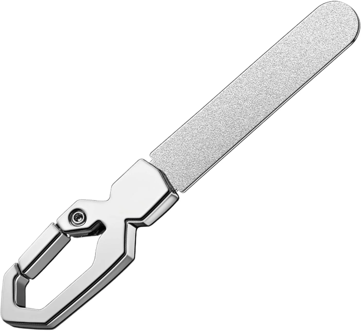 سوهان ناخن فلزی | سوهان ناخن دو طرفه، لوازم جانبی مراقبت از ناخن، ابزار سنگ زنی ناخن ضخیم از جنس استنلس استیل برای مسافرت در خانه و ماشین