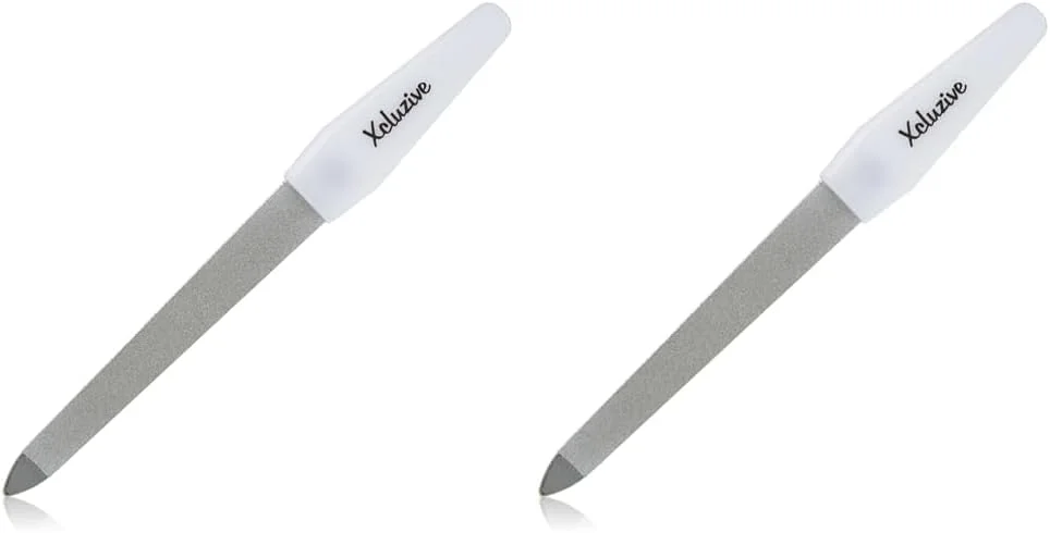 سوهان ناخن یاقوت کبود Xcluzive با دسته پلاستیکی، بسته 2 عددی