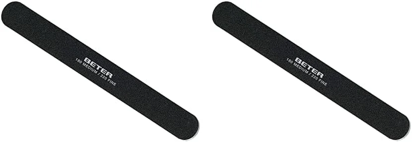 سوهان ناخن فایبرگلاس بهتر، درجه زبری ۱۸۰/۲۲۰ (بسته ۲ عددی)