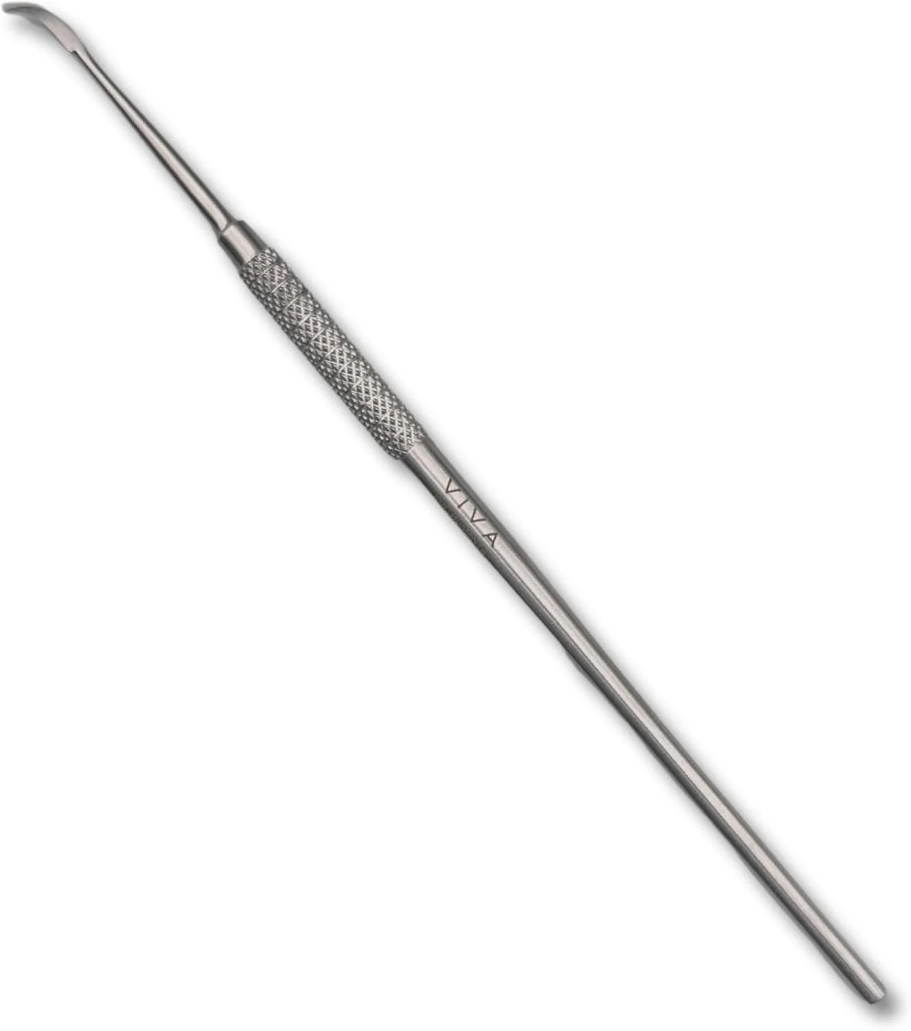 سوهان ناخن گردن قو - پاک کننده و از بین برنده حرفه ای استیل ضد زنگ ناخن - عقب زننده کوتیکول خمیده برای مانیکور/پدیکور - ابزار ناخن پا فرو رفته مورد تایید متخصص پا - توسط Viva Instruments