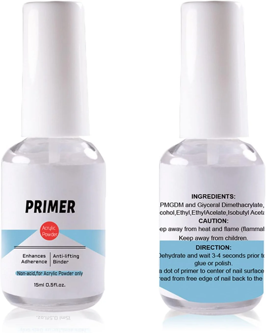 مجموعه ۳ عددی چسب خشک کننده هنر ناخن Labymos، پرایمر چسب عامل ضد تاب برداشتگی هنر ناخن، پرایمر خشک کننده سریع، چسب پیوند دهنده، دهیدراتور آماده سازی ناخن