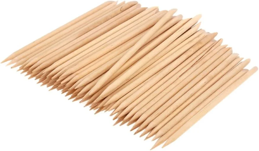 لابیموس 100 عدد چوب نارنجی طراحی شده برای عقب راندن کوتیکول، ابزار و لوازم جانبی حرفه ای مانیکور