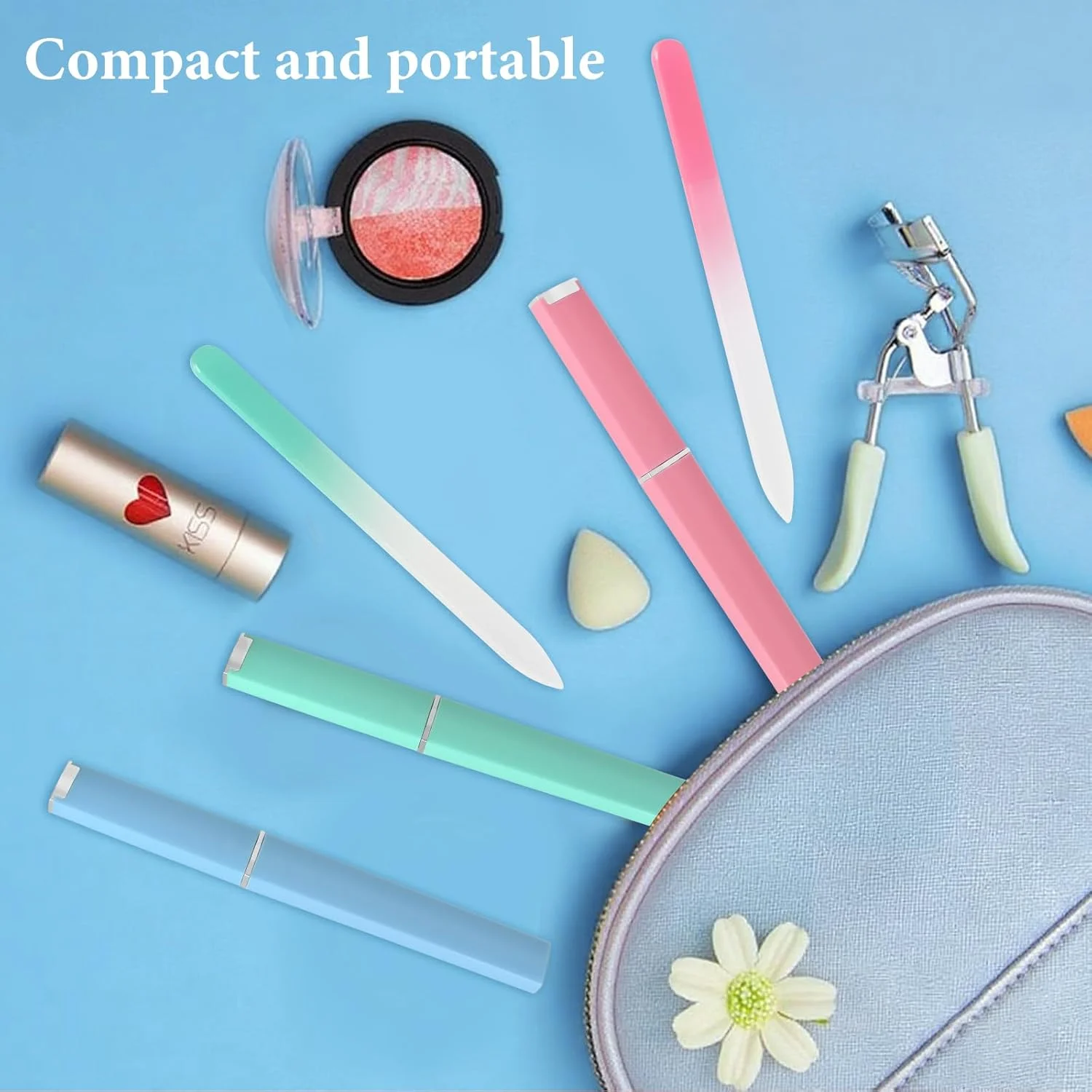 سوهان ناخن شیشه ای با جعبه، سوهان ناخن شیشه ای حرفه ای برای ناخن های طبیعی، سوهان شیشه ای ممتاز با پرداخت دقیق و صاف (صورتی/سبز/آبی) سوهان ناخن شیشه ای با جعبه، سوهان ناخن شیشه ای حرفه ای برای ناخن های طبیعی، سوهان شیشه ای ممتاز با پرداخت دقیق و صاف (صورتی/سبز/آبی)