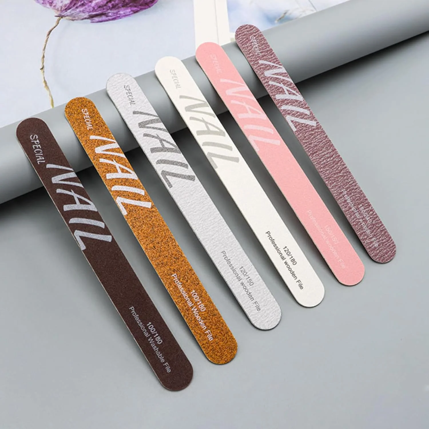 ست 6 عددی سوهان ناخن - کیت سوهان ناخن حرفه ای برای ناخن های طبیعی