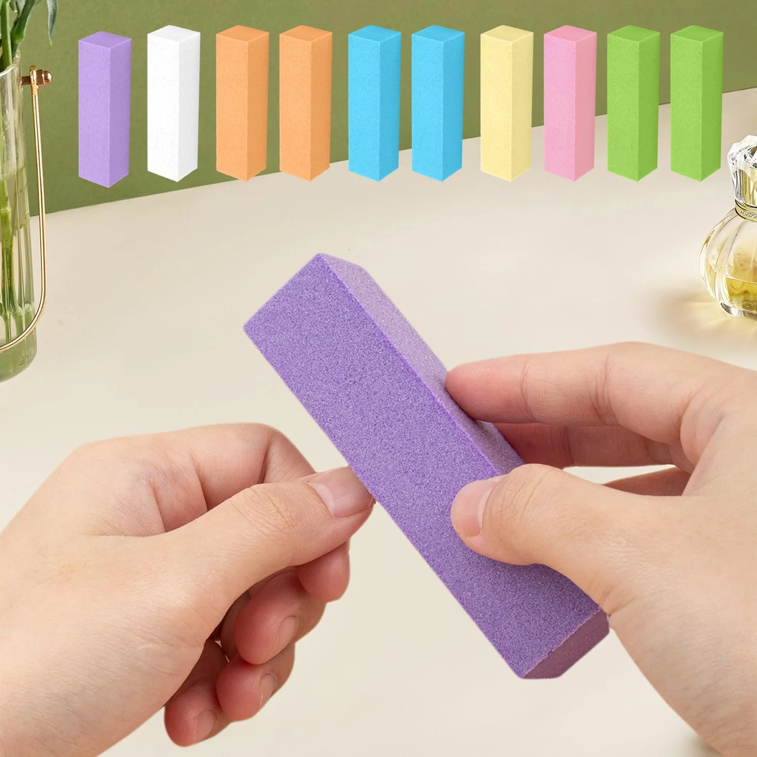 مجموعه ۱۰ عددی سوهان ناخن برای فرم دادن به ناخن های طبیعی، ابزار حرفه ای مانیکور برای پیرایش ناخن و مراقبت روزانه از لبه ناخن مجموعه ۱۰ عددی سوهان ناخن برای فرم دادن به ناخن های طبیعی، ابزار حرفه ای مانیکور برای پیرایش ناخن و مراقبت روزانه از لبه ناخن