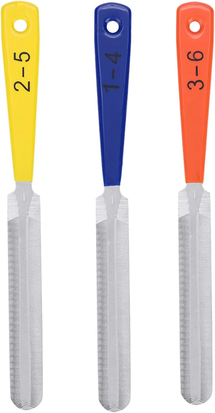 ابزار تعمیر سوهان خرک گیتار 3 عددی، مجموعه سوهان خرک گیتار برای باس، ماندولین، بانجو، یوکللی