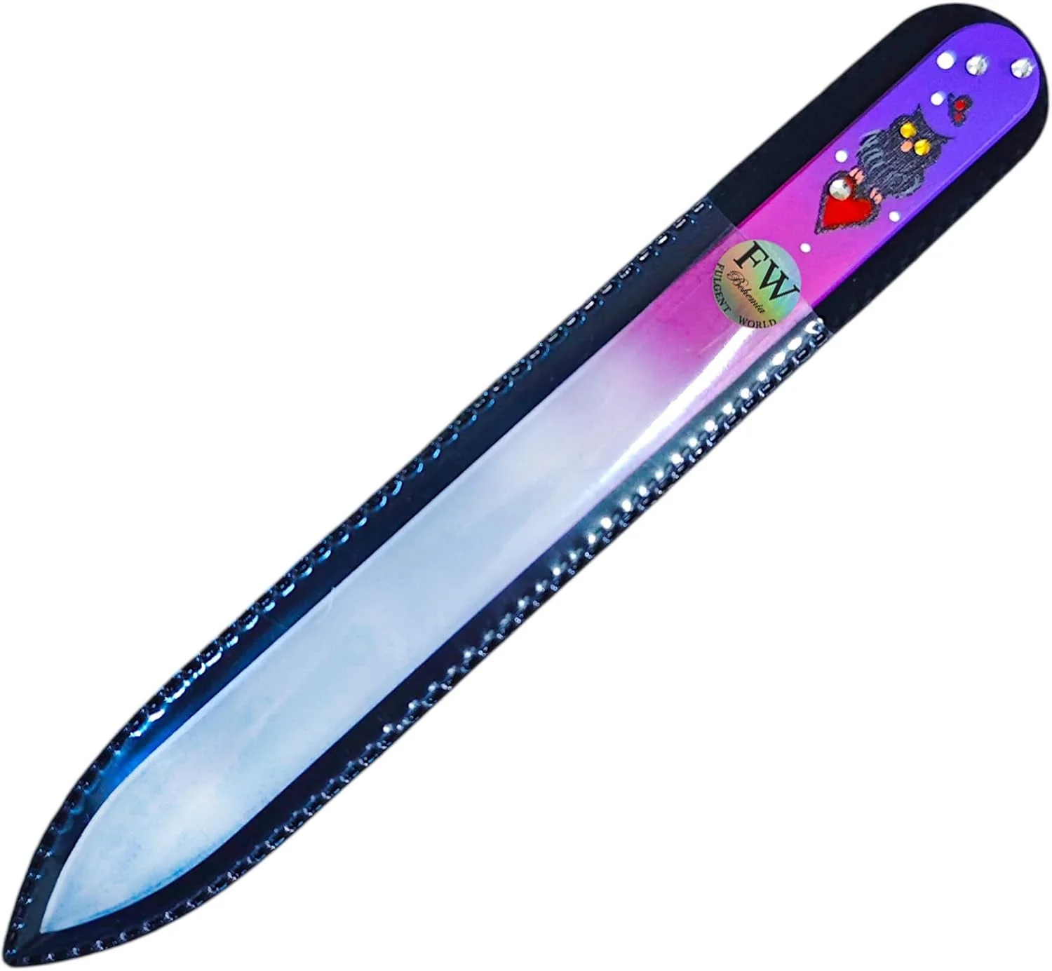 سوهان ناخن (صورتی-بنفش، 15 گرم، درجه زبری 180/240)