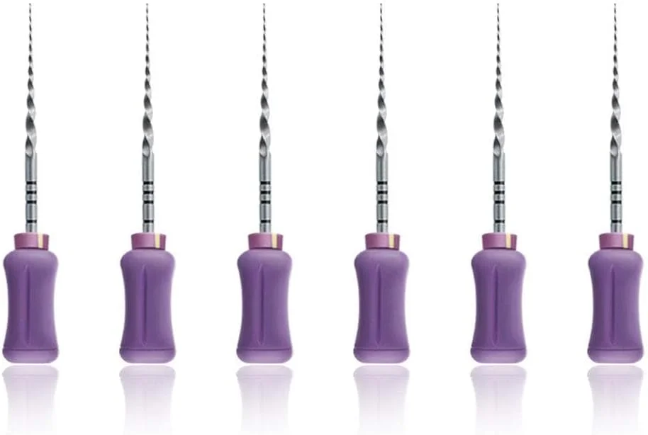 فایل های دستی Pro-Taper Ni-Ti با طول 31 میلی متر (بسته 6 عددی) (مجموعه SX-F3 (طلایی))