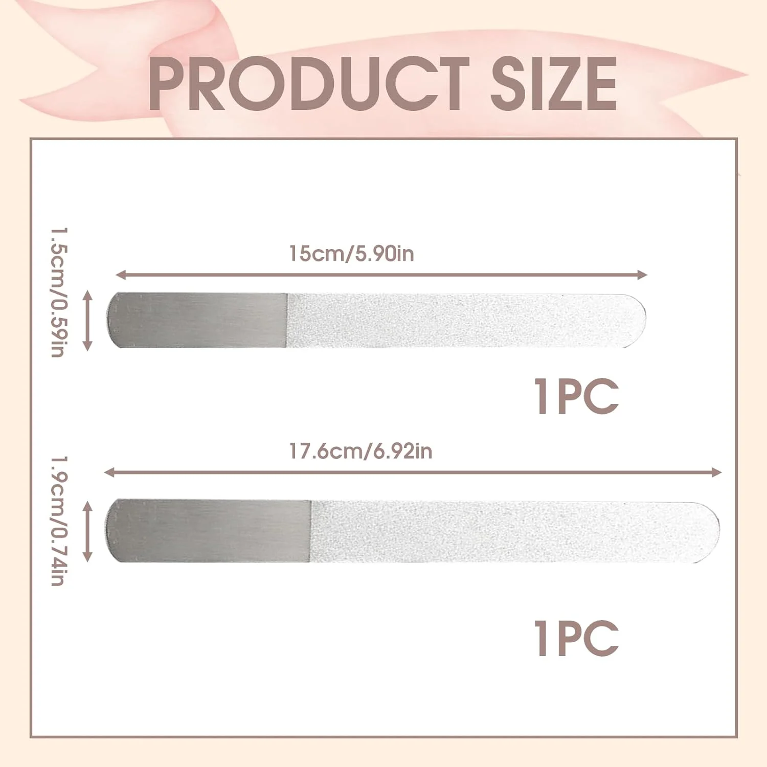 ست ۲ عددی سوهان ناخن فلزی، سوهان ناخن استیل ضد زنگ حرفه ای دو طرفه زبر و نرم، سوهان مانیکور قابل استفاده مجدد، سوهان دو طرفه پا، از بین برنده موثر پینه ست ۲ عددی سوهان ناخن فلزی، سوهان ناخن استیل ضد زنگ حرفه ای دو طرفه زبر و نرم، سوهان مانیکور قابل استفاده مجدد، سوهان دو طرفه پا، از بین برنده موثر پینه
