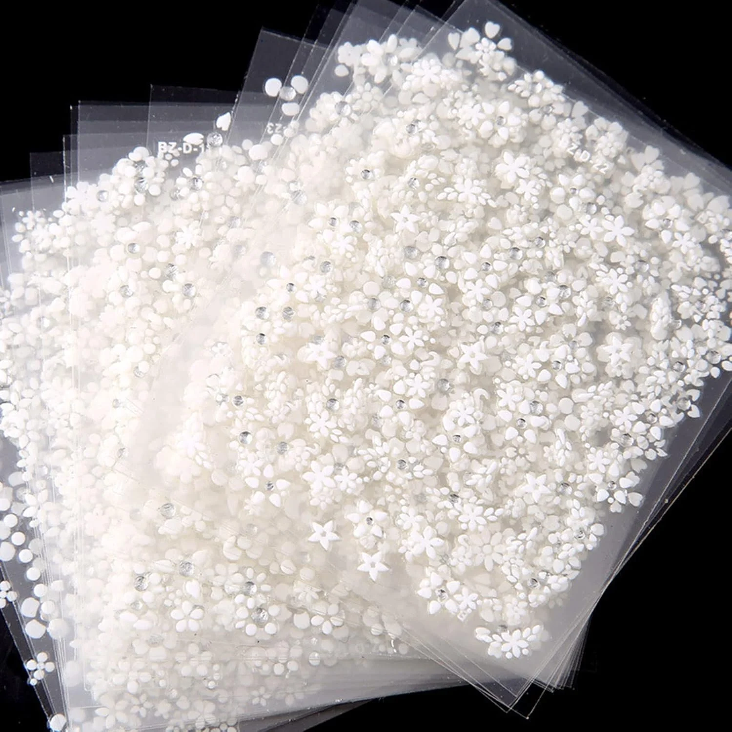 30 برگ برچسب ناخن سه بعدی برای طراحی ناخن، مناسب برای طراحی ناخن در خانه، لوازم جانبی زیبای طراحی ناخن برای زنان و کودکان، استفاده آسان، بادوام، شیک و نفیس برای ناخن های طبیعی و مصنوعی در خانه و سالن