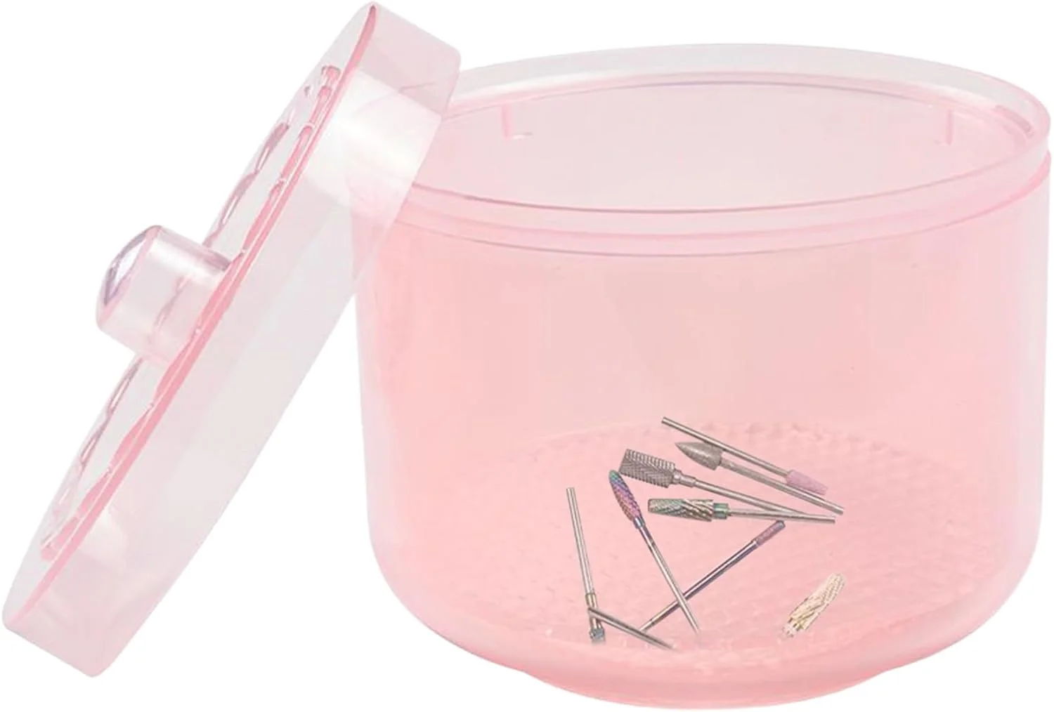 جعبه استریل ابزار ناخن | سینی استریل کننده ابزار - سینی تمیز کننده فیلتر دوبل قابل حمل برای مسافرت، موچین، مانیکور، لوازم جانبی دریل، بهداشت خانه