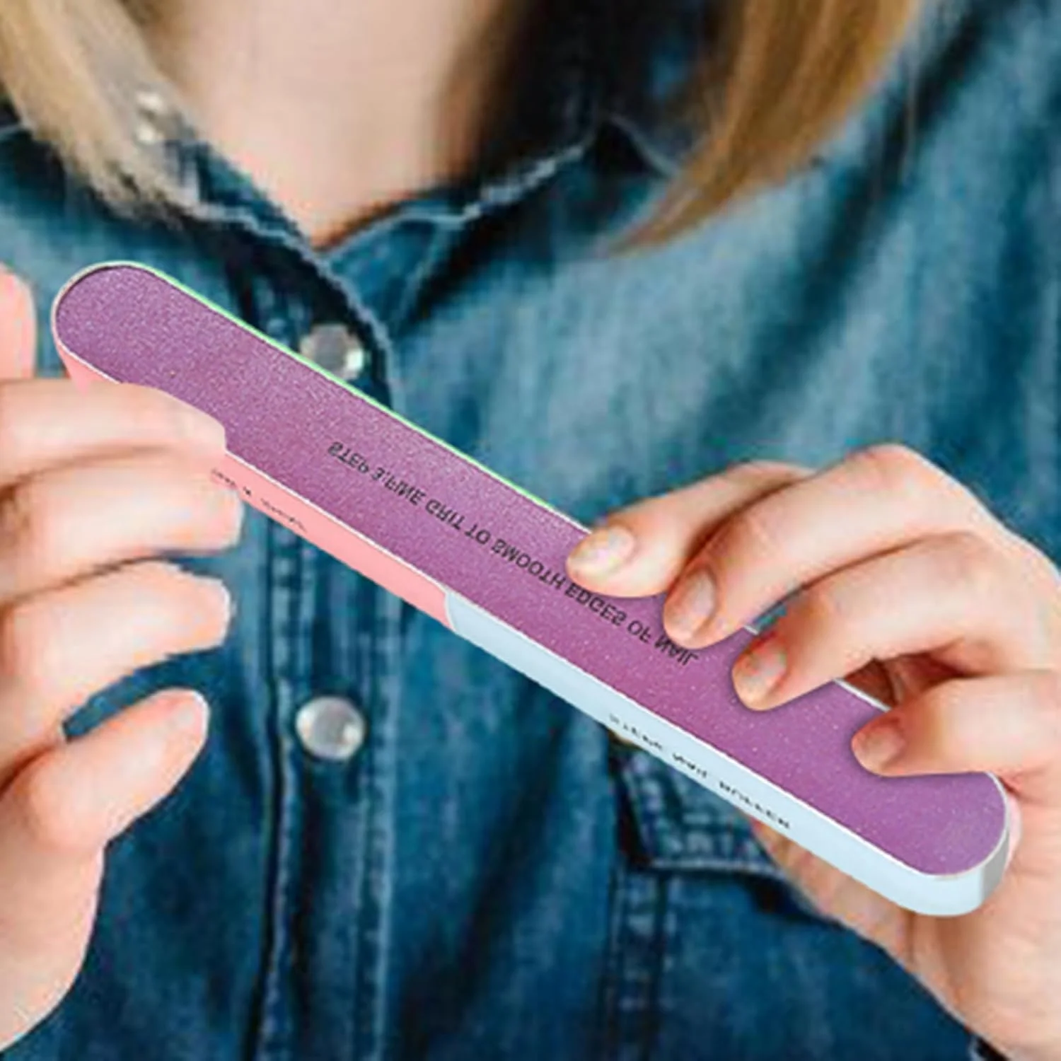 بافر ناخن، سوهان ناخن بلوک بافر 7 طرفه - ابزار مراقبت از دست و پا برای خانه، سالن، اسپا، مسافرت، عروسی، خانواده، کودکان، سالمندان، سلامت عروس، پدیکور، دوستان