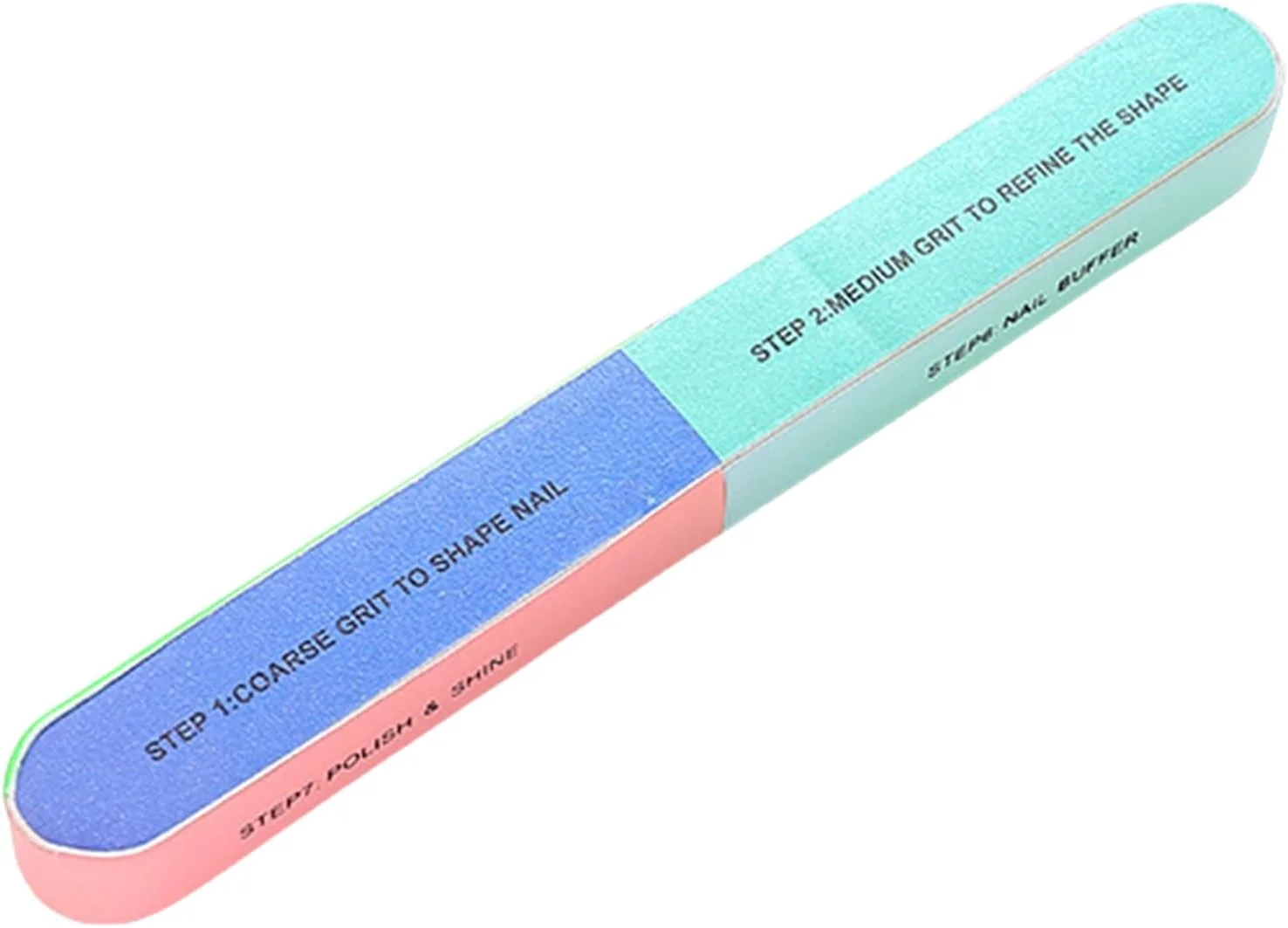 بافر ناخن | بلوک بافر حرفه ای 7 طرفه، ابزار مراقبت از دست و پا برای استفاده در منزل، سالن، اسپا، مسافرت، مراسم عروسی، خانواده، کودکان، سالمندان، مراقبت های بهداشتی و پدیکور