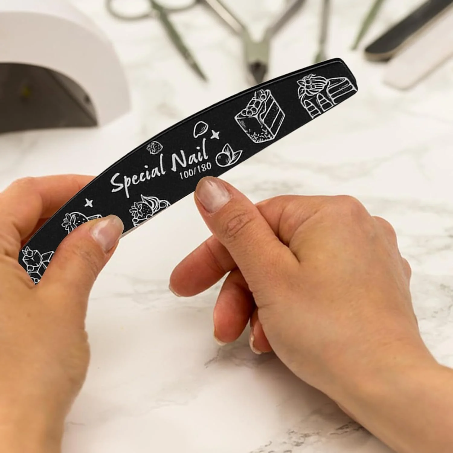 سوهان ناخن - سوهان پدیکور ناخن کارتونی، پولیشر دو طرفه برای فرم دادن به ناخن، مناسب برای زنان، دختران، هنرمندان، سالن، اسپا، مسافرت، ناخن پا، استفاده روزانه، تولد، تعطیلات