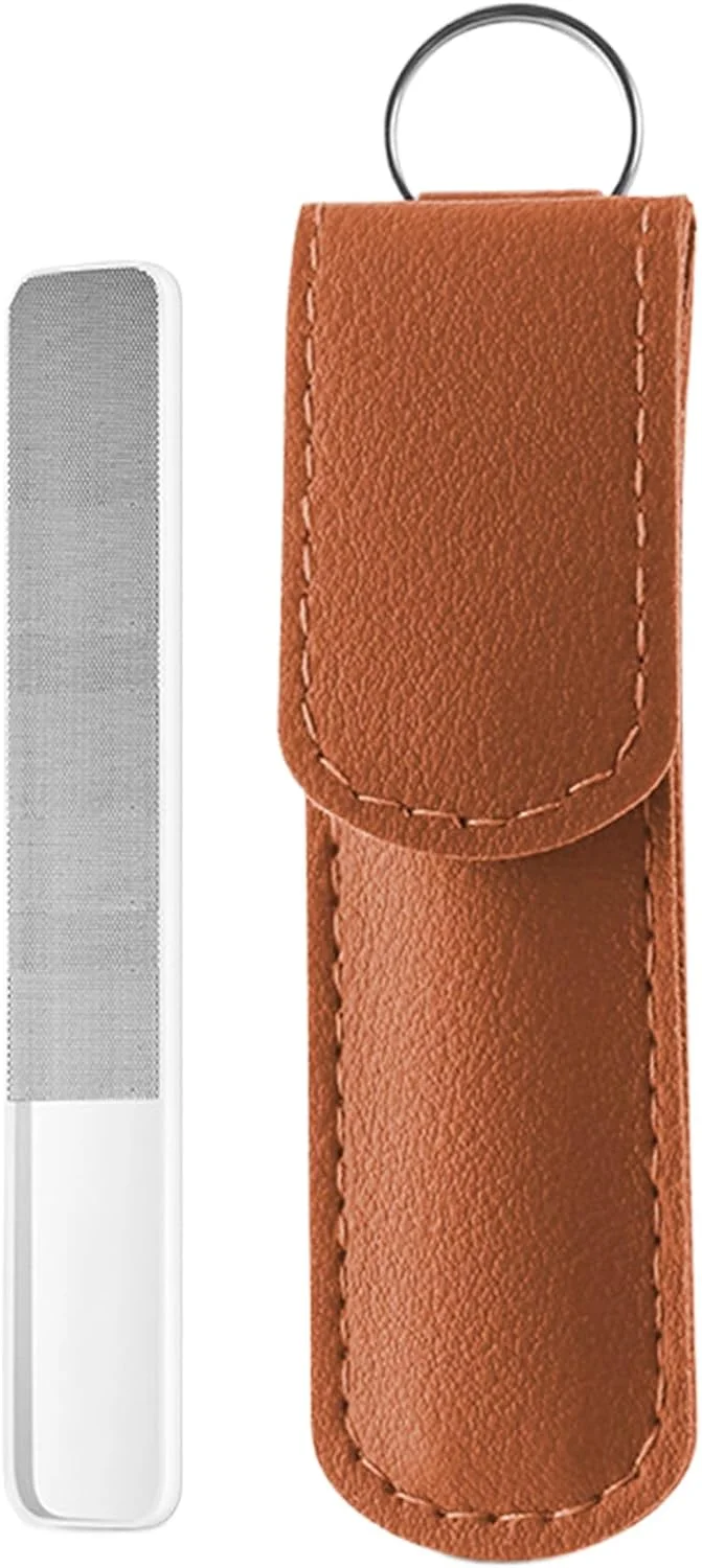 سوهان ناخن شیشه ای کوچک | سوهان ناخن انگشت قابل استفاده مجدد - ابزار بافر ملایم ناخن برای مانیکور، پدیکور، خانه، سالن، کمپینگ، اسپا، مسافرت، زنان، مردان