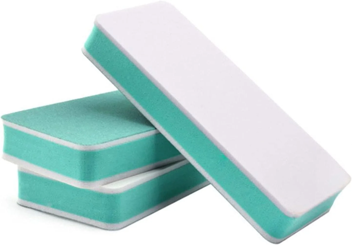 ابزار مانیکور و پدیکور، سوهان ناخن، سوهان سمباده ای، اسفنج دو طرفه، بافر پولیش، مناسب برای ناخن های مصنوعی، 5 عدد