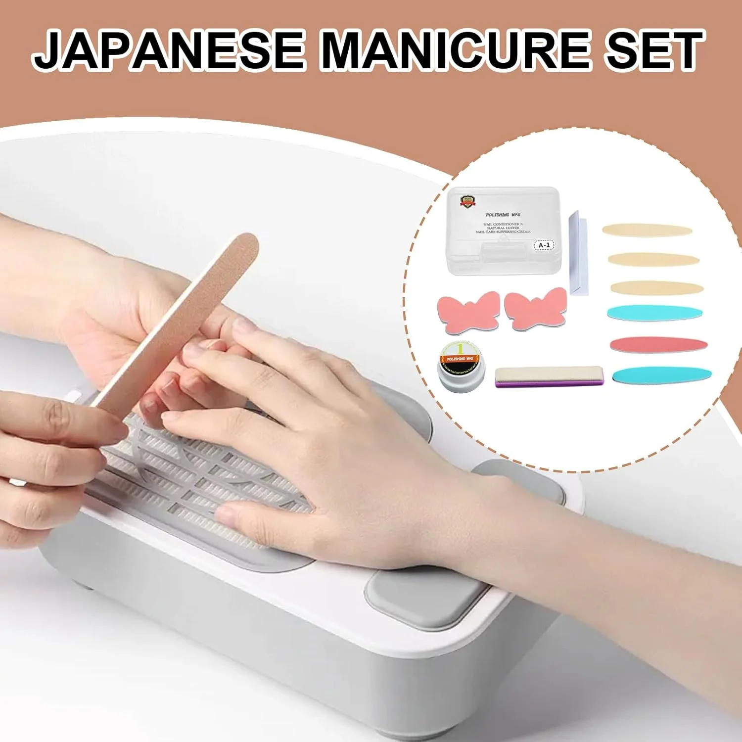 ابزار پولیش و بافر ناخن - مجموعه ابزار بافر ناخن آسیب دیده - لوازم جانبی ترمیم ناخن صاف کننده مانیکور برای حرفه ای ها مبتدیان سالن استودیو خانه حمام