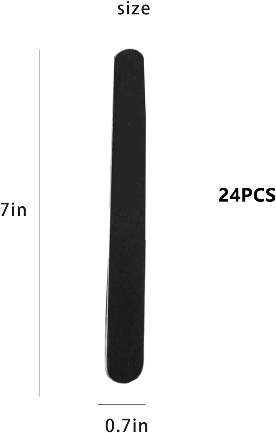 ست سوهان ناخن دو طرفه 24 عددی، ابزار مانیکور برای فرم دادن و سوهان کشیدن ناخن، لوازم جانبی قابل حمل مراقبت از ناخن