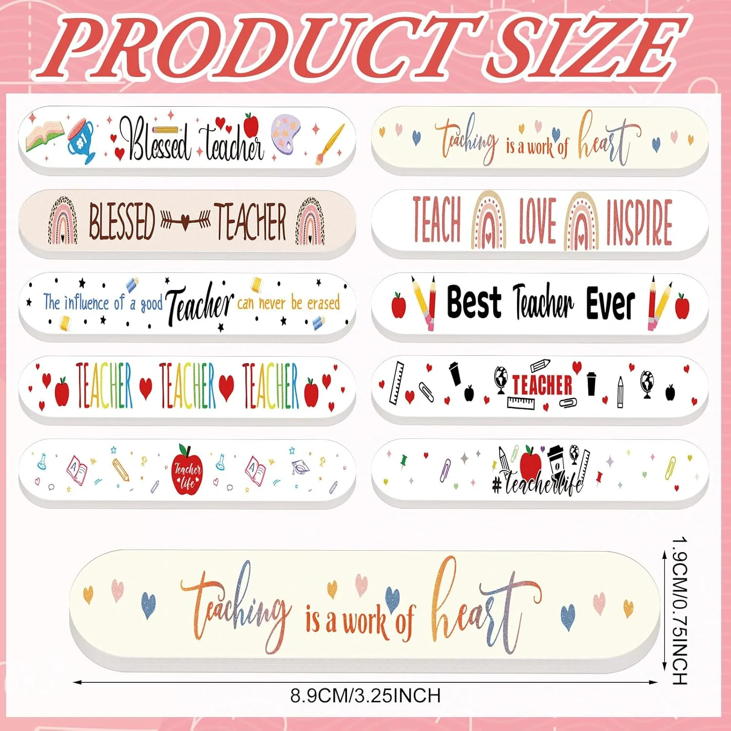 بسته 50 عددی سوهان ناخن با طرح های زیبا، هدیه ای مناسب برای قدردانی از معلمان، مهمانی های کوچک و هدیه به کارمندان و همکاران