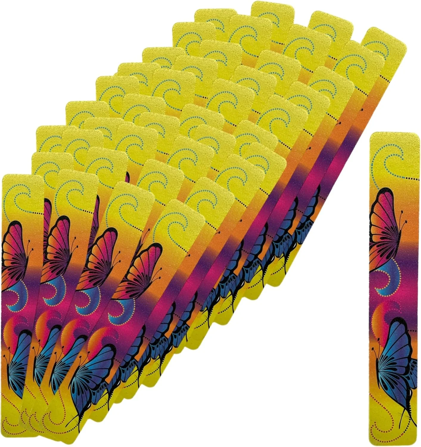 مجموعه 36 عددی سوهان ناخن دو طرفه، سمباده با زبری سنگین، متوسط و نرم، دارای بالشتک، با طراحی ارگونومیک برای سوهان کشی، صاف و پرداخت کردن ناخن، 7 اینچی، مناسب مسافرت، منزل، سالن و دارای تاییدیه TSA - طرح پروانه مجموعه 36 عددی سوهان ناخن دو طرفه، سمباده با زبری سنگین، متوسط و نرم، دارای بالشتک، با طراحی ارگونومیک برای سوهان کشی، صاف و پرداخت کردن ناخن، 7 اینچی، مناسب مسافرت، منزل، سالن و دارای تاییدیه TSA - طرح پروانه