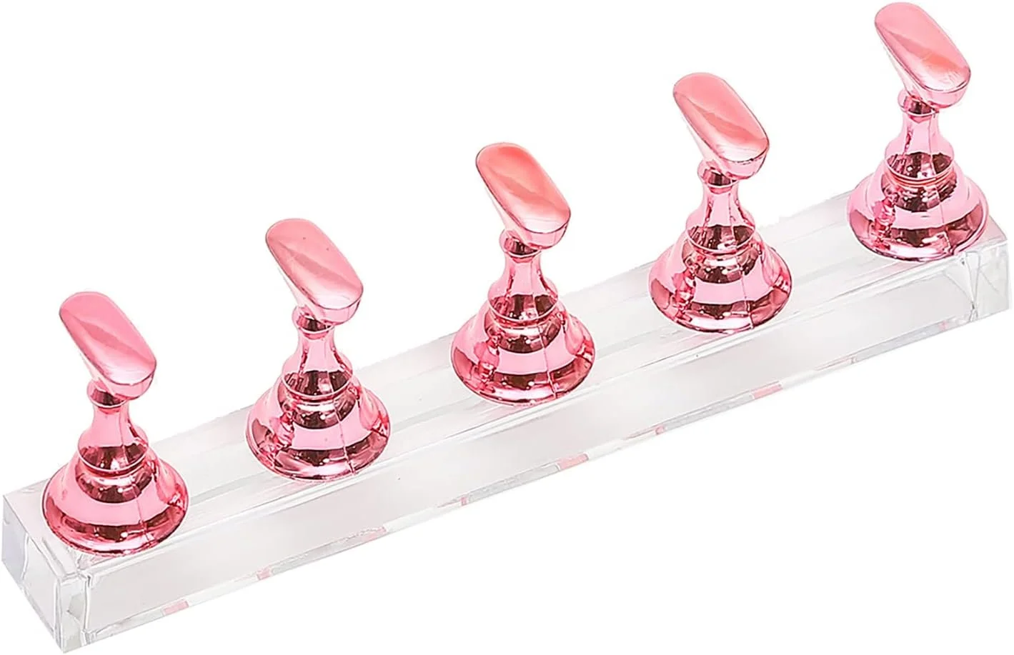 پایه های تمرین طراحی ناخن اکریلیک، نگهدارنده نوک ناخن، ابزار مانیکور برای استفاده در سالن و منزل