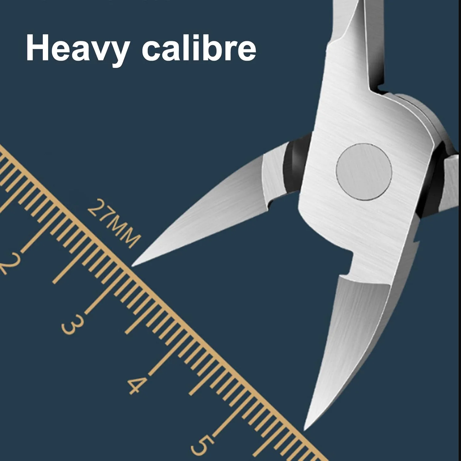 ست قیچی، انبر و ابزار مانیکور و پدیکور ناخن از جنس استیل ضد زنگ برای ناخن های ضخیم و فرو رفته