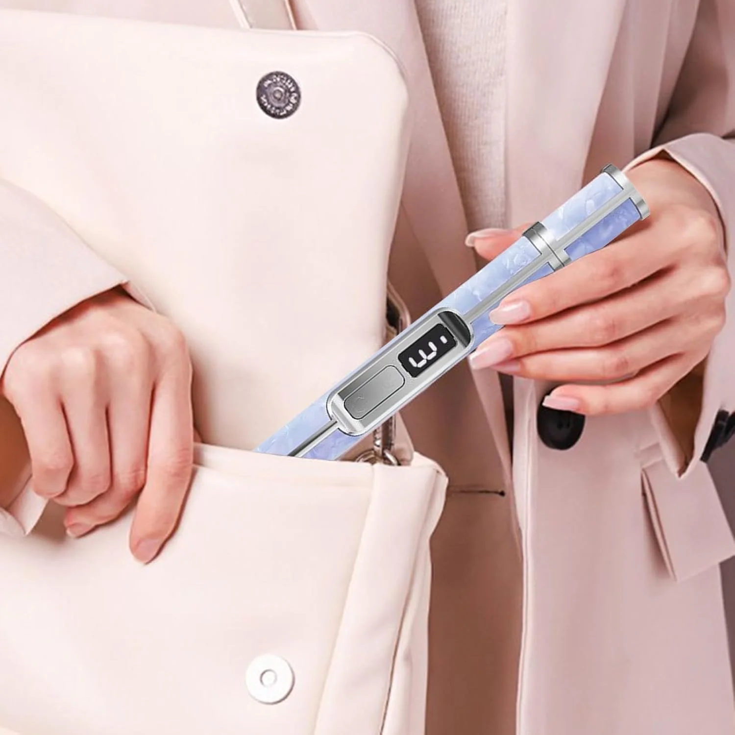 سوهان ناخن برقی | سوهان پولیش ناخن انگشت با 3 سرعت - سنگ پای شارژی برای استفاده در منزل، سالن، مسافرت، بانوان، دختران، آقایان و افراد مبتدی در فضای باز