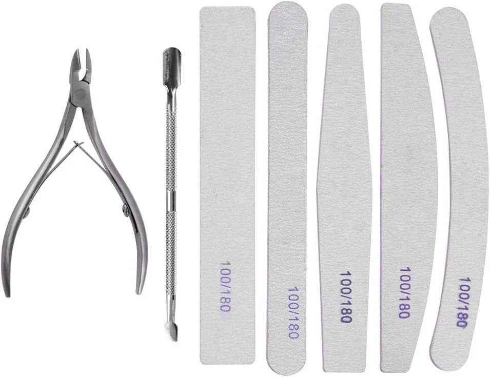 مجموعه سوهان ناخن Haofy، ابزار مانیکور، مانیکور آرایشی، پدیکور، سوهان اسفنجی برای ساییدن ناخن، پولیش بافر، مجموعه ابزار هنری و پدیکور