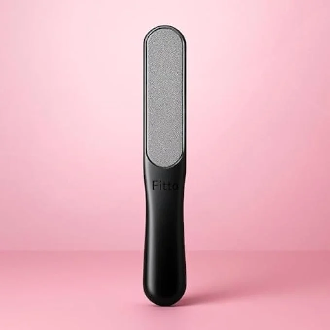 سوهان ناخن مشکی فیتو - سوهان ناخن سمباده ای قابل حمل برای ناخن های دست و پا، دو طرفه با درجه زبری متفاوت برای مانیکور و پدیکور