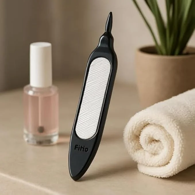 سوهان ناخن 11 سانتی متری فیتو برای پولیش و فرم دادن - سوهان سمباده ای قابل حمل و جمع و جور برای مانیکور و پدیکور، سوهان ناخن مسافرتی