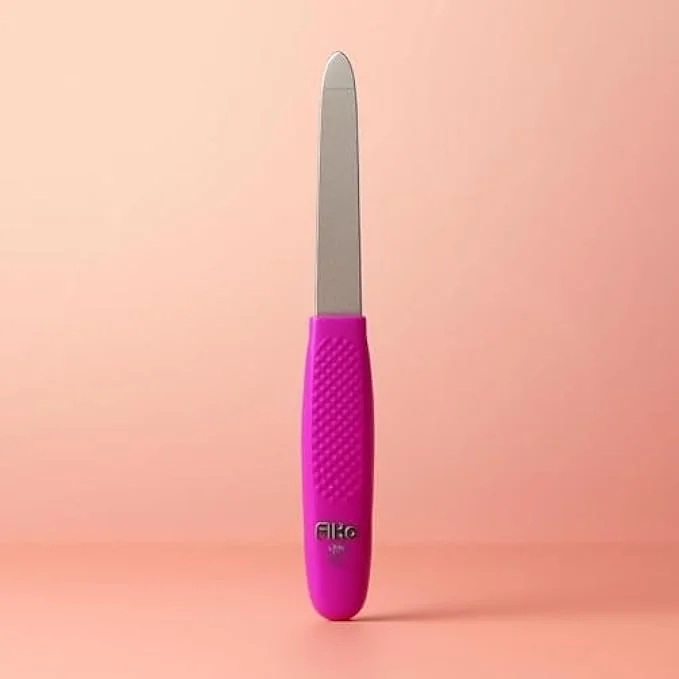 سوهان ناخن فیتو صورتی 16 سانتی متری - سوهان ناخن قابل حمل برای مانیکور و پدیکور مناسب منزل و مسافرت