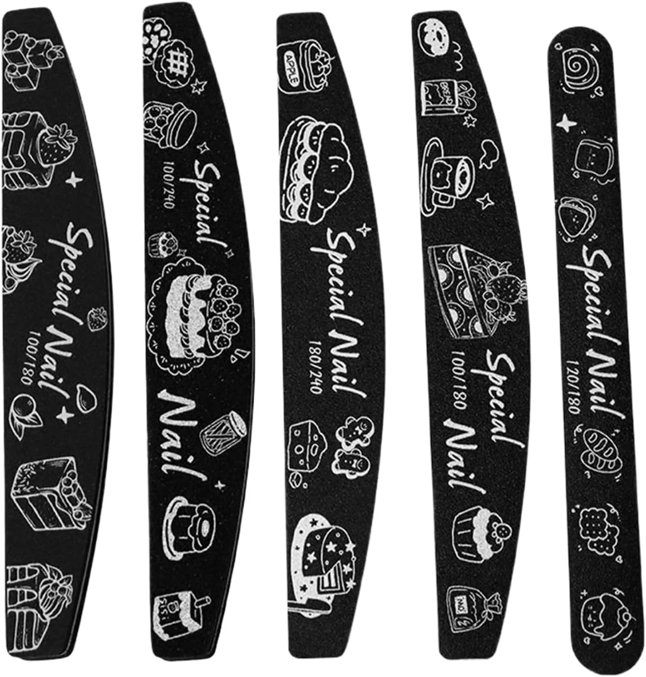 سوهان و بافر ناخن، سوهان بافر بزرگ صیقل دهنده ناخن - ابزار مانیکور قابل استفاده مجدد برای شکل دادن به ناخن پا، مناسب برای زنان، دختران، هنرمندان، استفاده روزانه در اسپا، سالن، مسافرت، منزل، تعطیلات و تولد