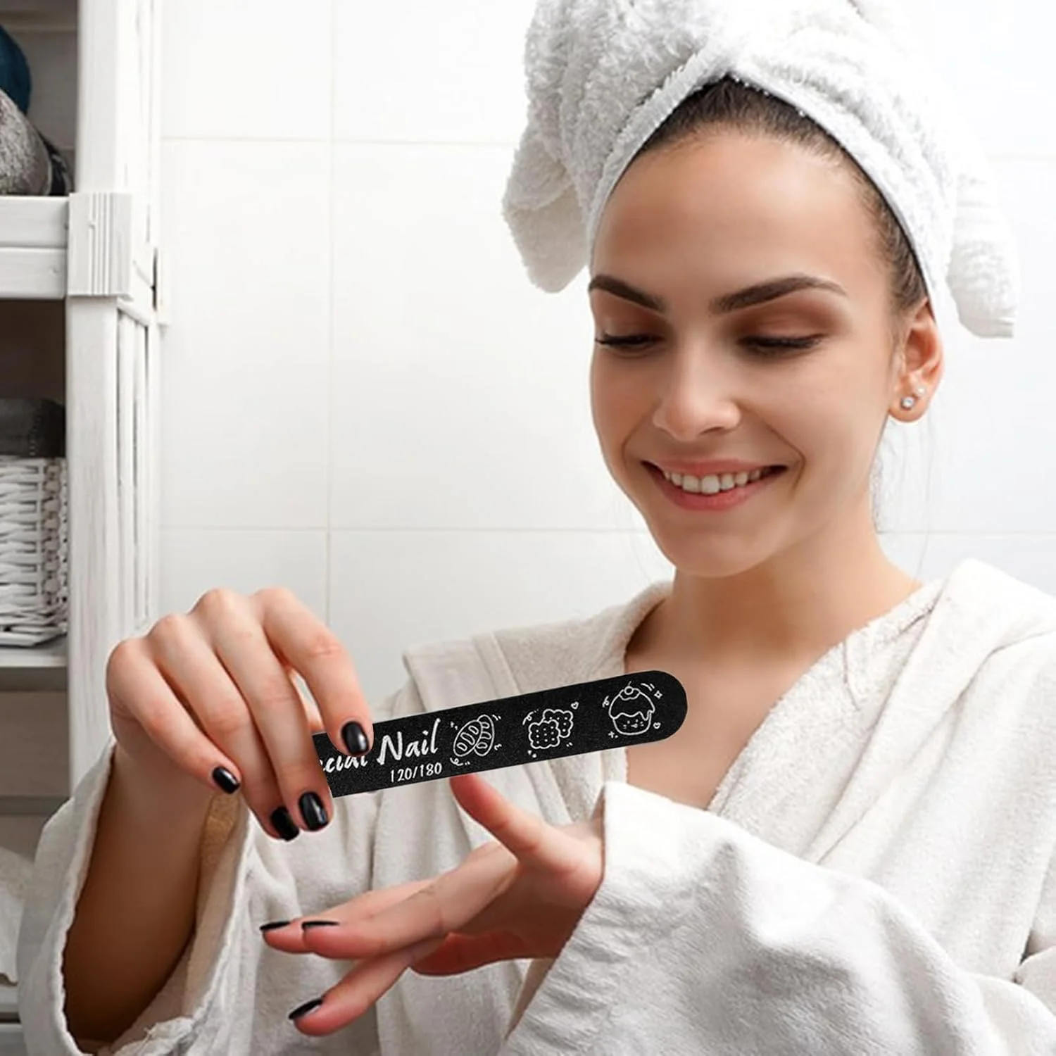 سوهان ناخن - بافر براق کننده ناخن، پولیش دو طرفه برای شکل دادن به ناخن، مناسب استفاده روزانه در خانه، سالن، مسافرت، برای ناخن های دست و پا، زنان، دختران و هنرمندان، هدیه تولد و دوستان