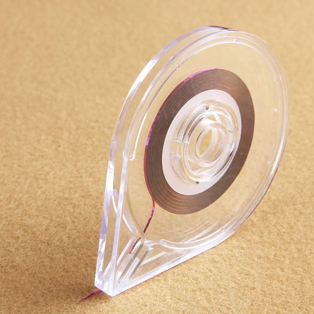 30 رول نوار طراحی ناخن، برچسب خطی DIY با جعبه نگهدارنده و ابزار، خود چسب و بادوام برای ناخن ها