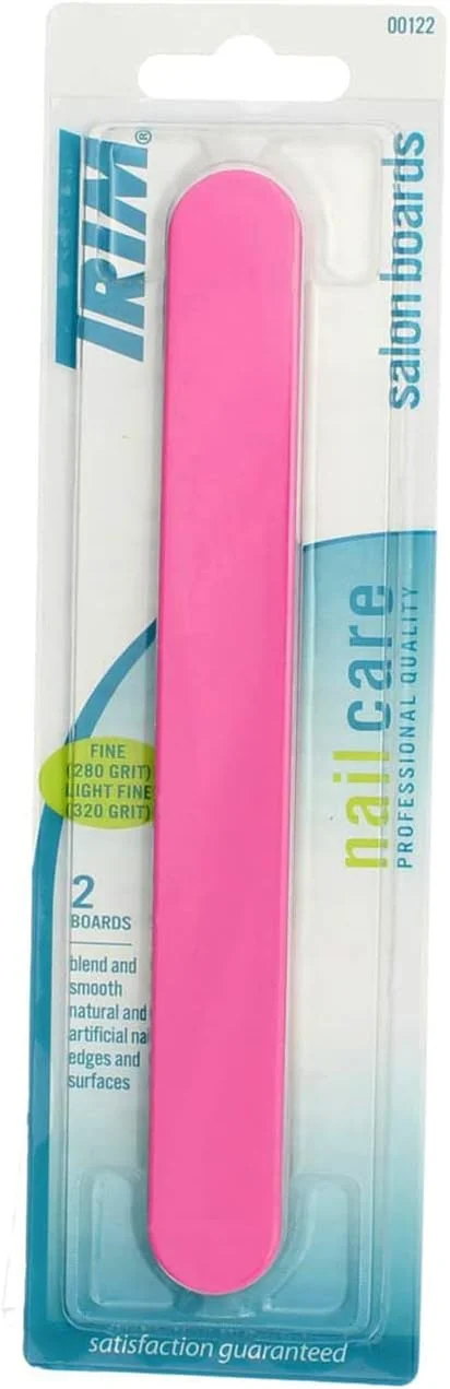 سوهان ناخن، 2 عدد - سوهان ناخن دو طرفه با درجه زبری 280/320 - دارای بالشتک و دستگیره آسان برای استفاده راحت - سوهان سمباده ای برای صاف و صیقلی کردن ناخن ها